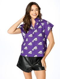 The Horned Frogs Poplin Blouse