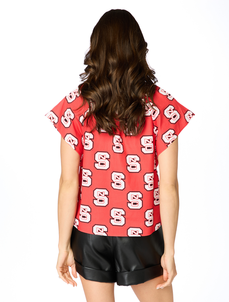 The NC State Poplin Blouse