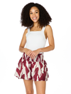 The Abstract Shorts | Maroon + Grey