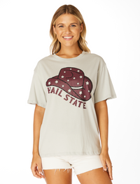 The Hail State Cowboy Hat Boyfriend Tee