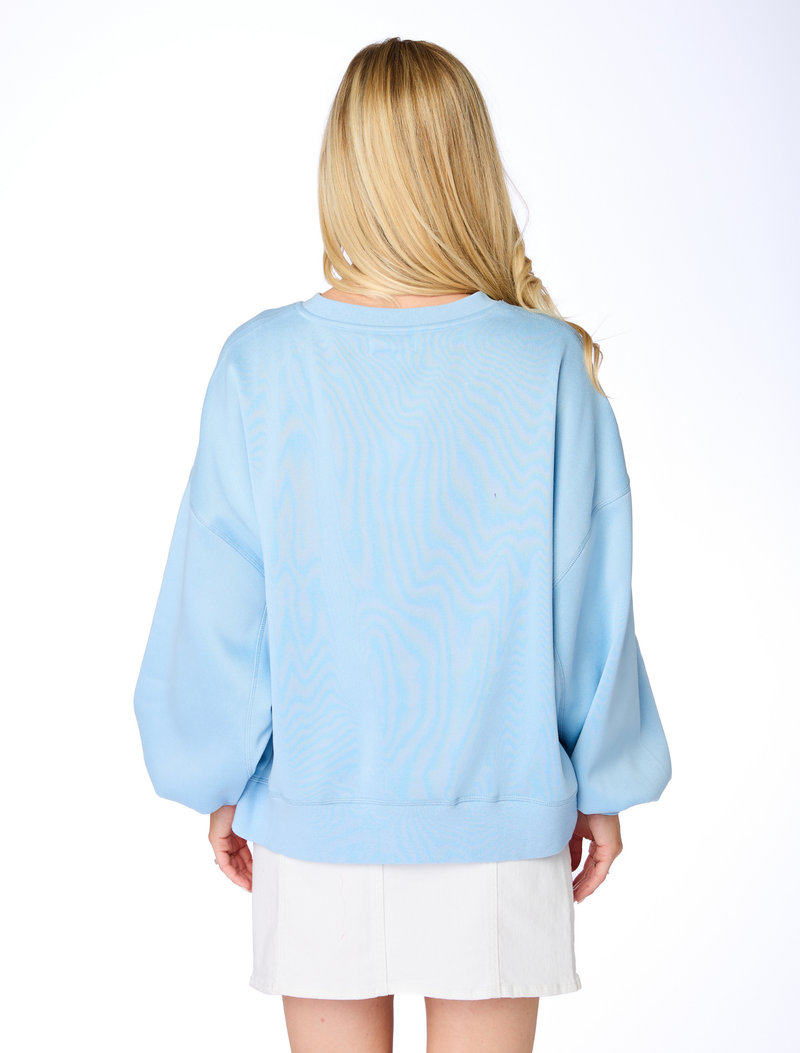 The UNC Sequin Balloon Pullover