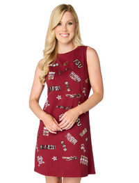 The FSU Sequin Spirit Sleeveless Dress