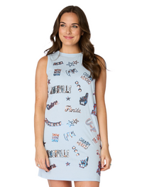 The Florida Sequin Spirit Sleeveless Dress