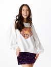 The Clemson Sequin Pullover