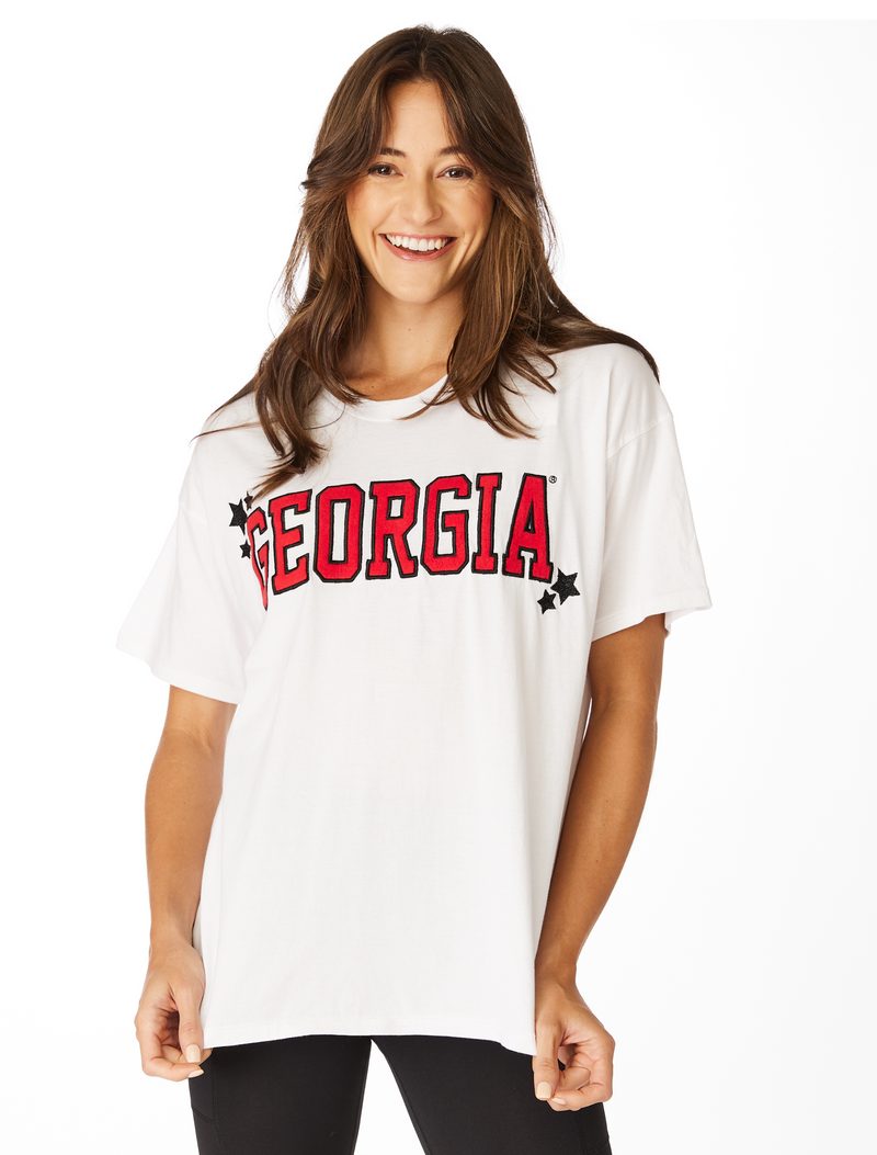 The Georgia Varsity Grand Tee | White