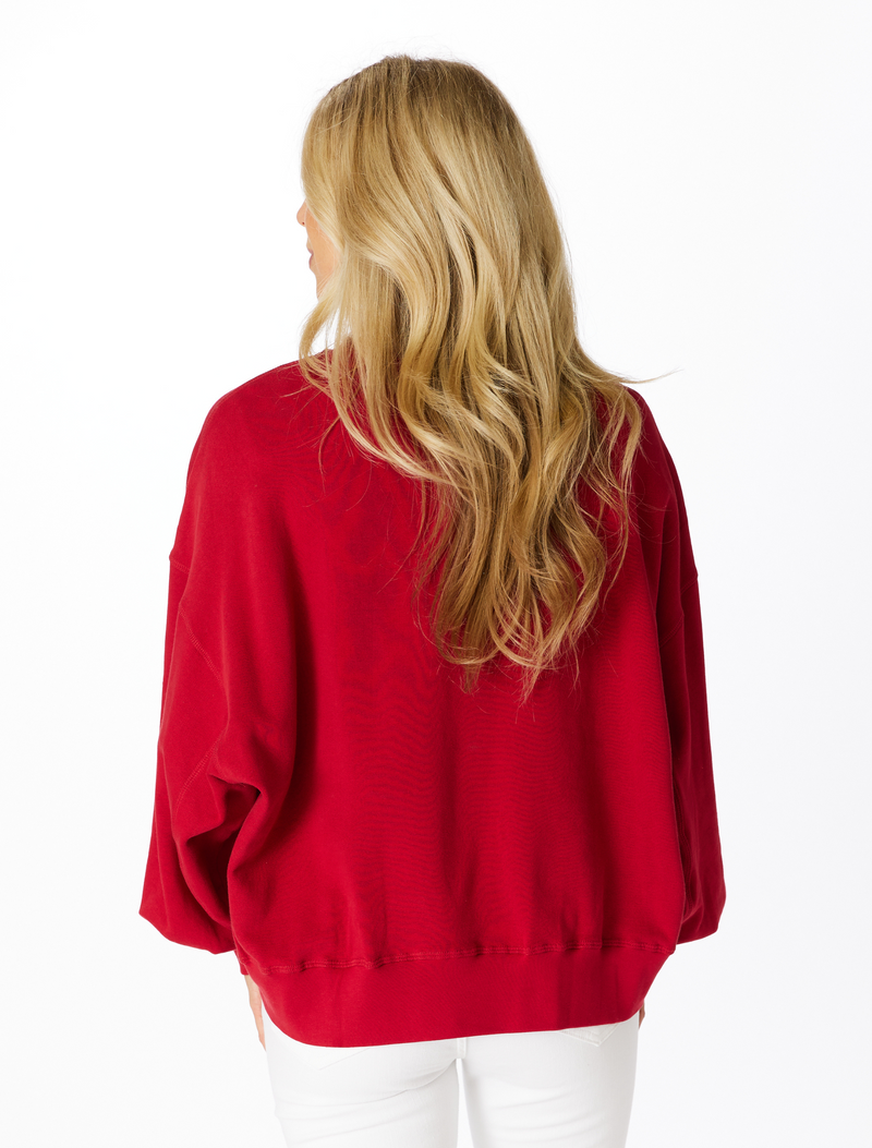 The Alabama Glitter Script Balloon Pullover