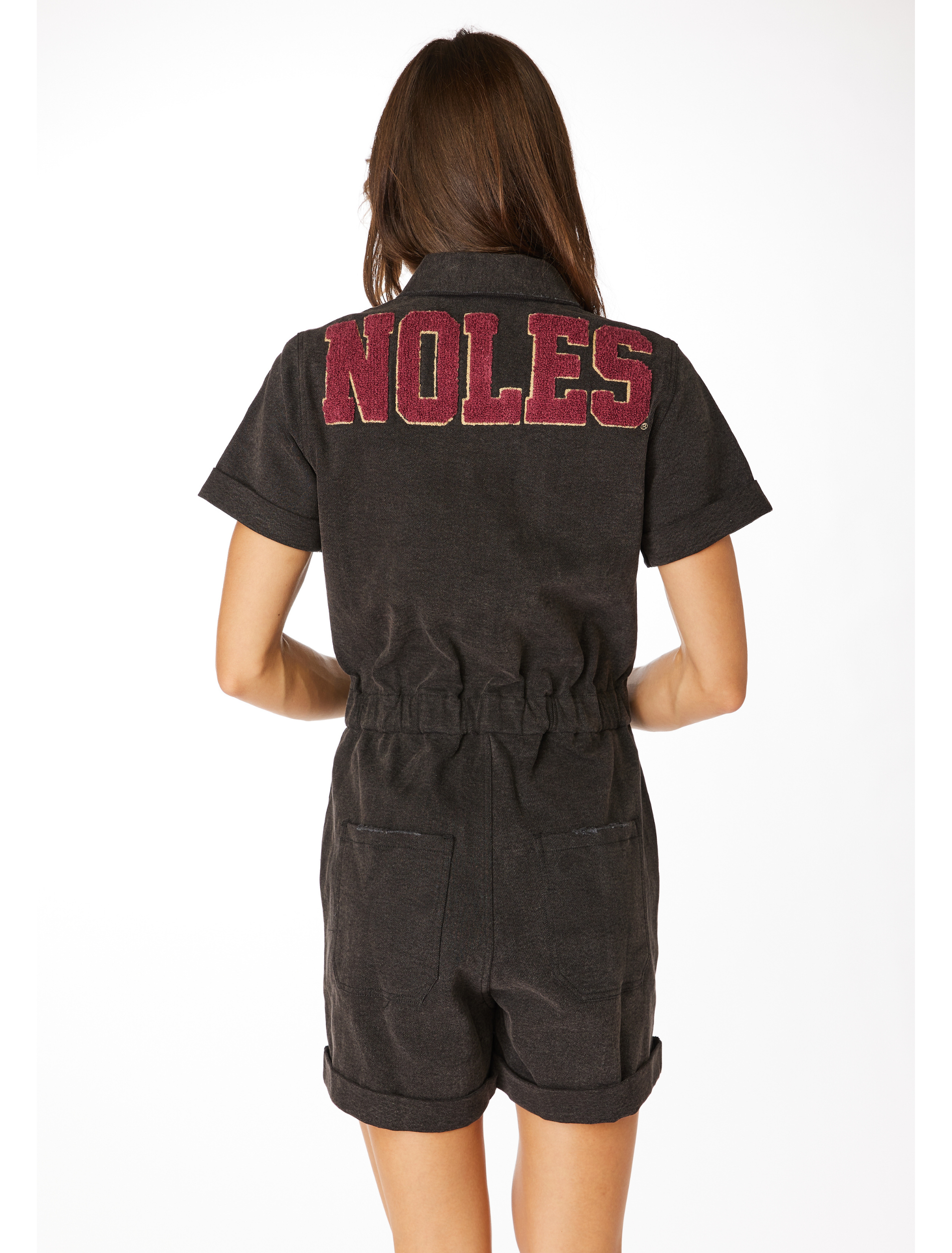 The Noles Denim Romper – Stewart Simmons
