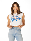 The Gators Cap Sleeve Crop