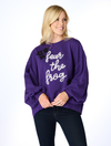 The Fear The Frog Glitter Script Balloon Pullover