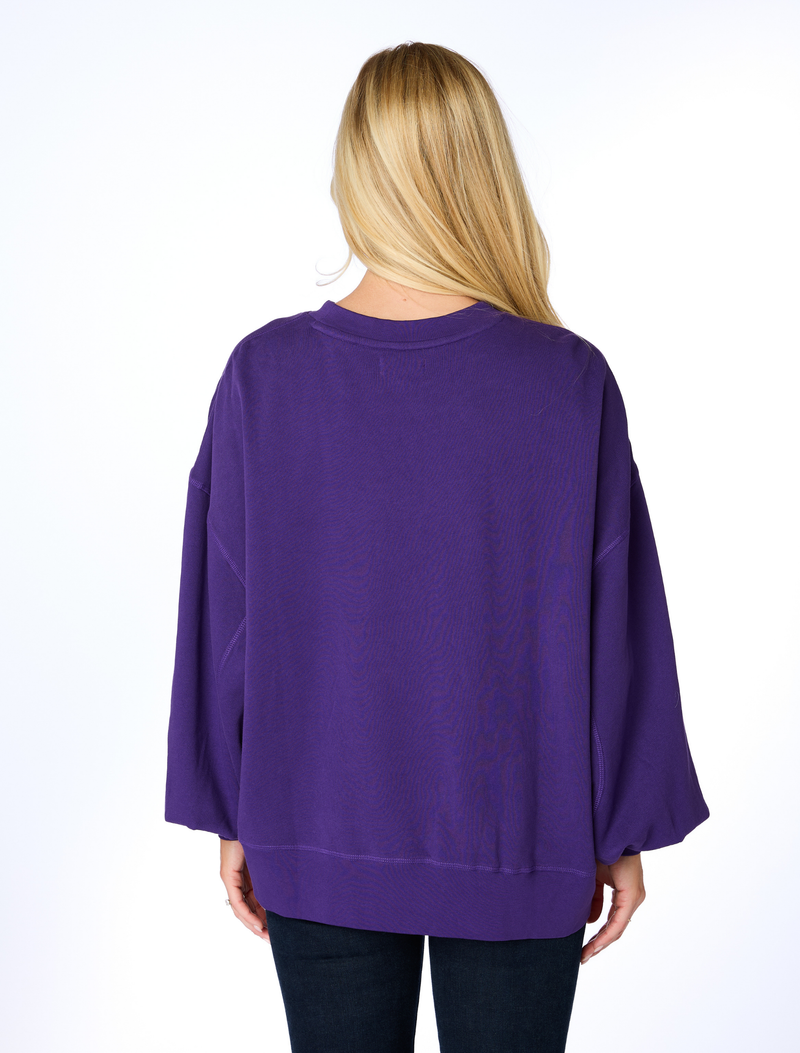 The Fear The Frog Glitter Script Balloon Pullover