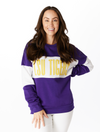 The LSU Tigers Color Block Sweatshirt