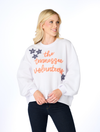 The Tennessee Volunteers Glitter Script Balloon Pullover