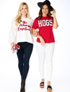 The Hogs Varsity Boyfriend Tee