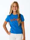 The Girls Gators Glitter Script Top