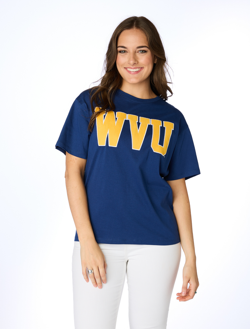 The WVU Varsity Boyfriend Tee