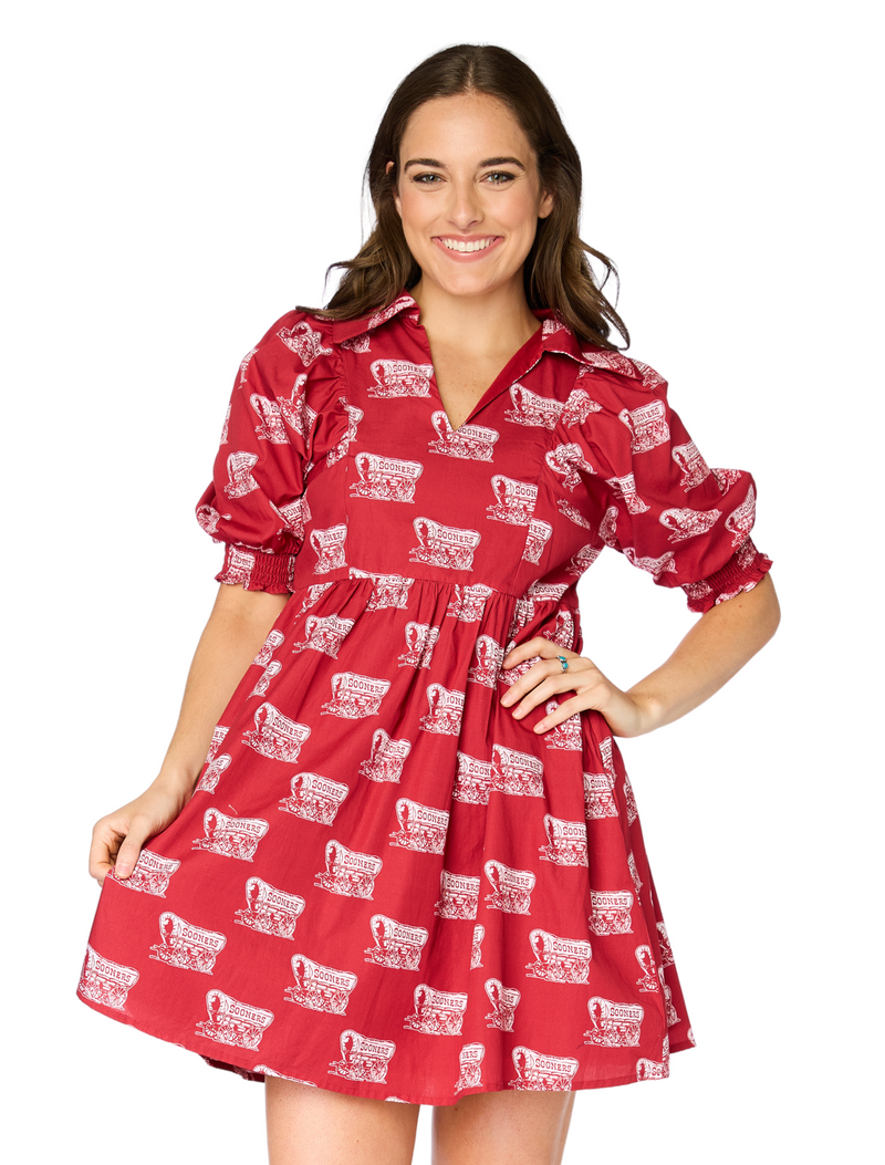 The Sooners Poplin Dress