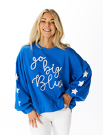 The Kentucky Glitter Script Balloon Pullover