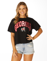 The Georgia Boxy Tee | Black