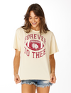 The Forever to Thee Distressed Boyfriend Tee