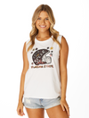 The FSU Helmet Sequin Tank