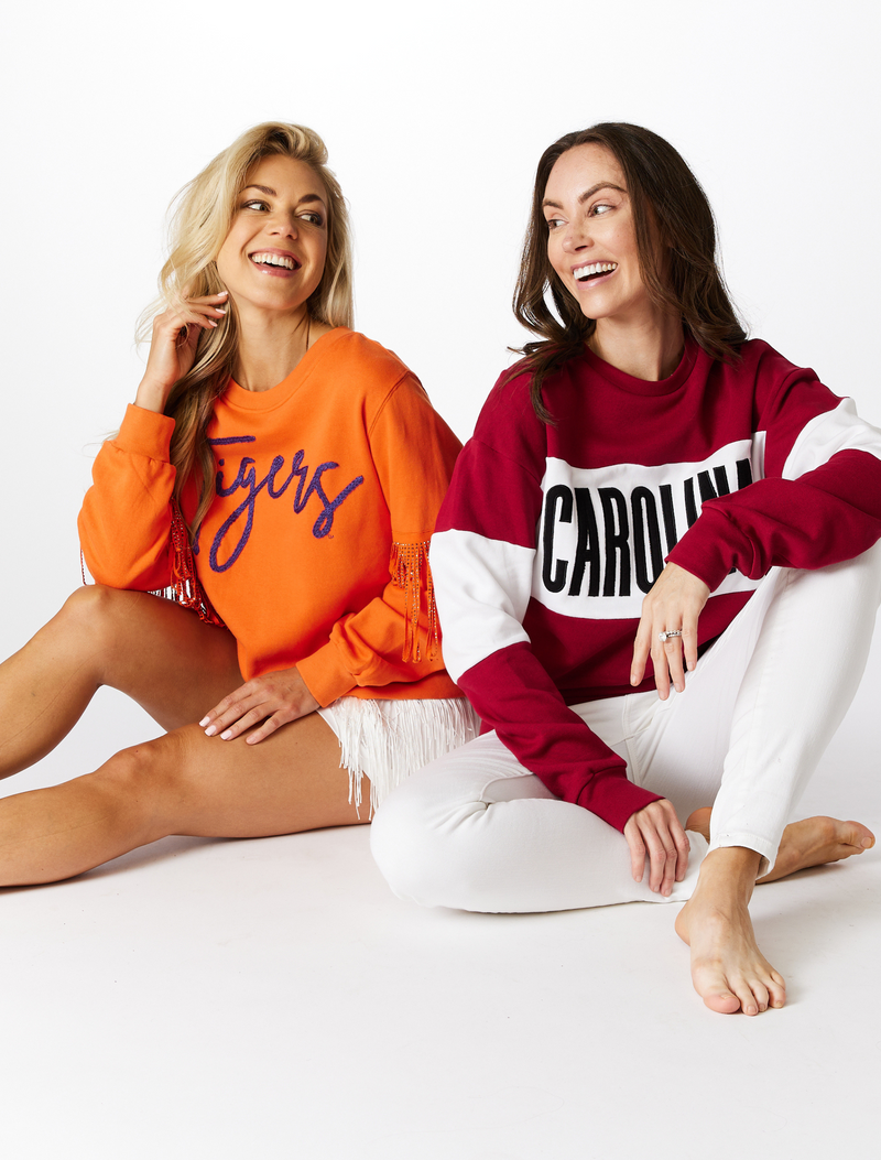 The Carolina Color Block Sweatshirt