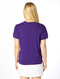 The Geaux Tigers Glitter Script Short Sleeve