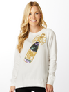 The Mardi Gras Champagne Sequin Sweatshirt