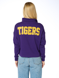 The Tigers Collared V-Neck Pullover