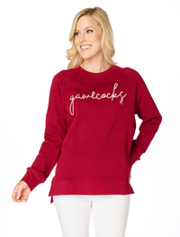 The Gamecocks Embroidered Pullover