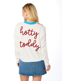 The Hotty Toddy Glitter Script Cardigan