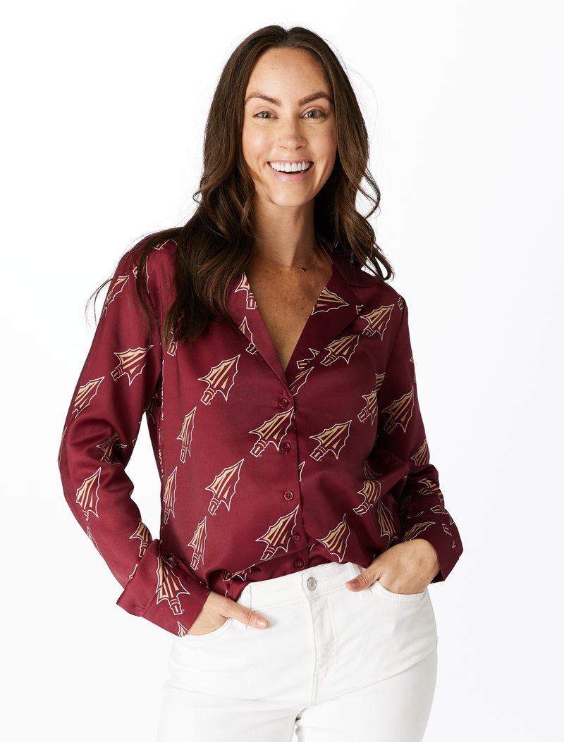 The FSU Button Up Long Sleeve