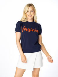 The Virginia Glitter Script Short Sleeve