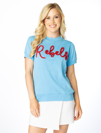 The Rebels Glitter Script Short Sleeve