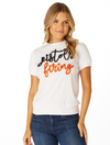The Pistols Firing Glitter Script Shirt