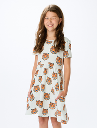 The Auburn Tigers Girls Pocket Dress