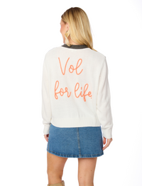 The Vol For Life Glitter Script Cardigan