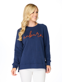 The Auburn Embroidered Pullover