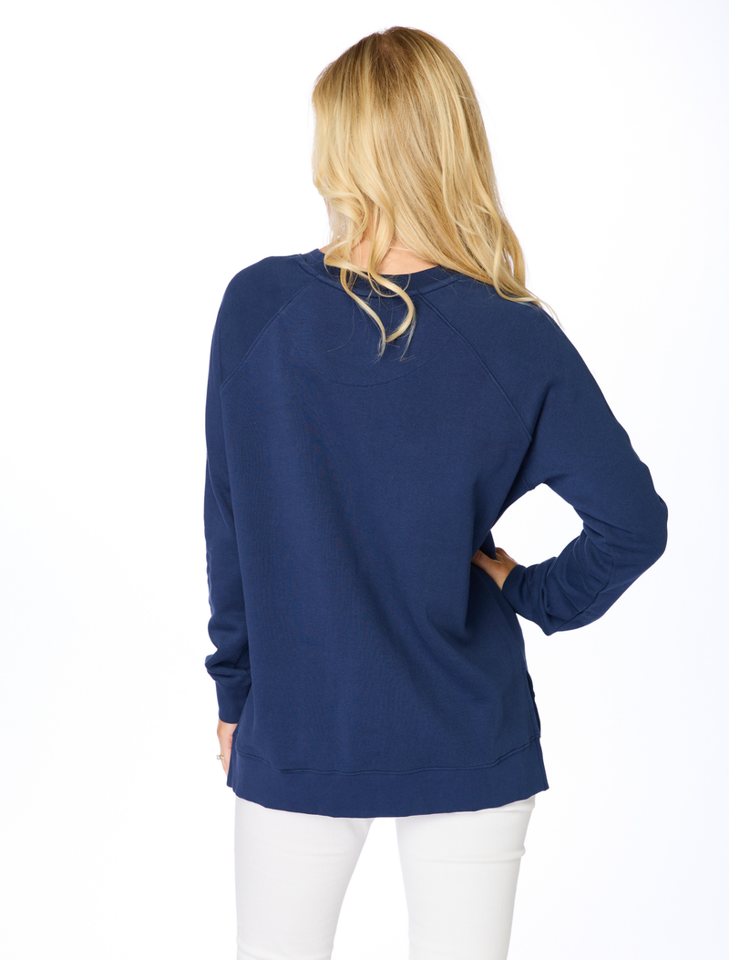 The Auburn Embroidered Pullover