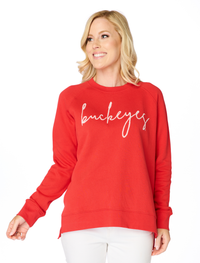 The Buckeyes Embroidered Pullover