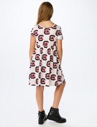 The Carolina Gamecocks Girls Pocket Dress