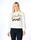 The Wake Forest Glitter Script Long Sleeve