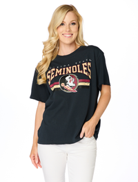 The Seminoles Distressed Boyfriend Tee