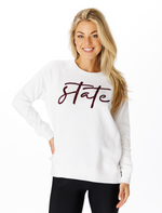 The State Embroidered Sweatshirt