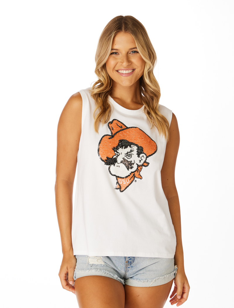 The Oklahoma State Sequin Tank