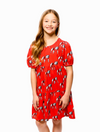 The Georgia Bulldogs Girls Tiered Dress