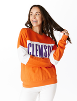 The Clemson Color Block Sweatshirt
