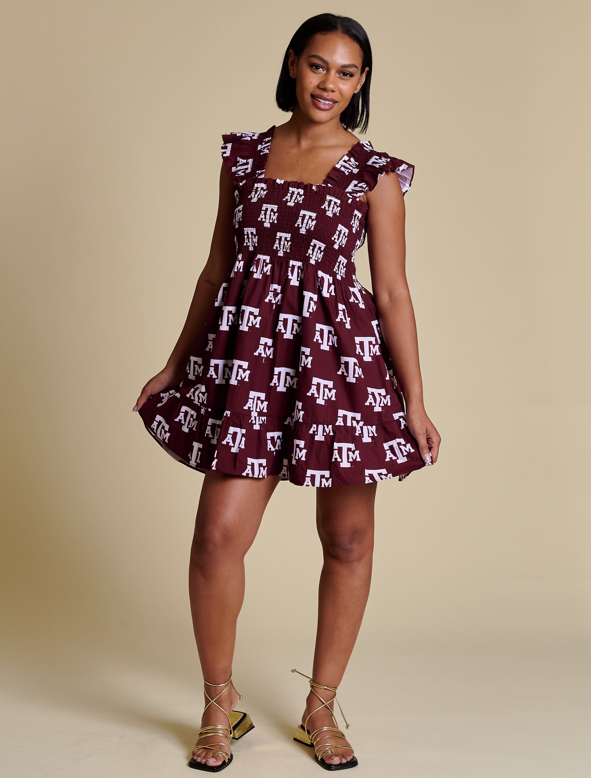 Game Day Smocked Dress MD Game Day Smocked Dress MD