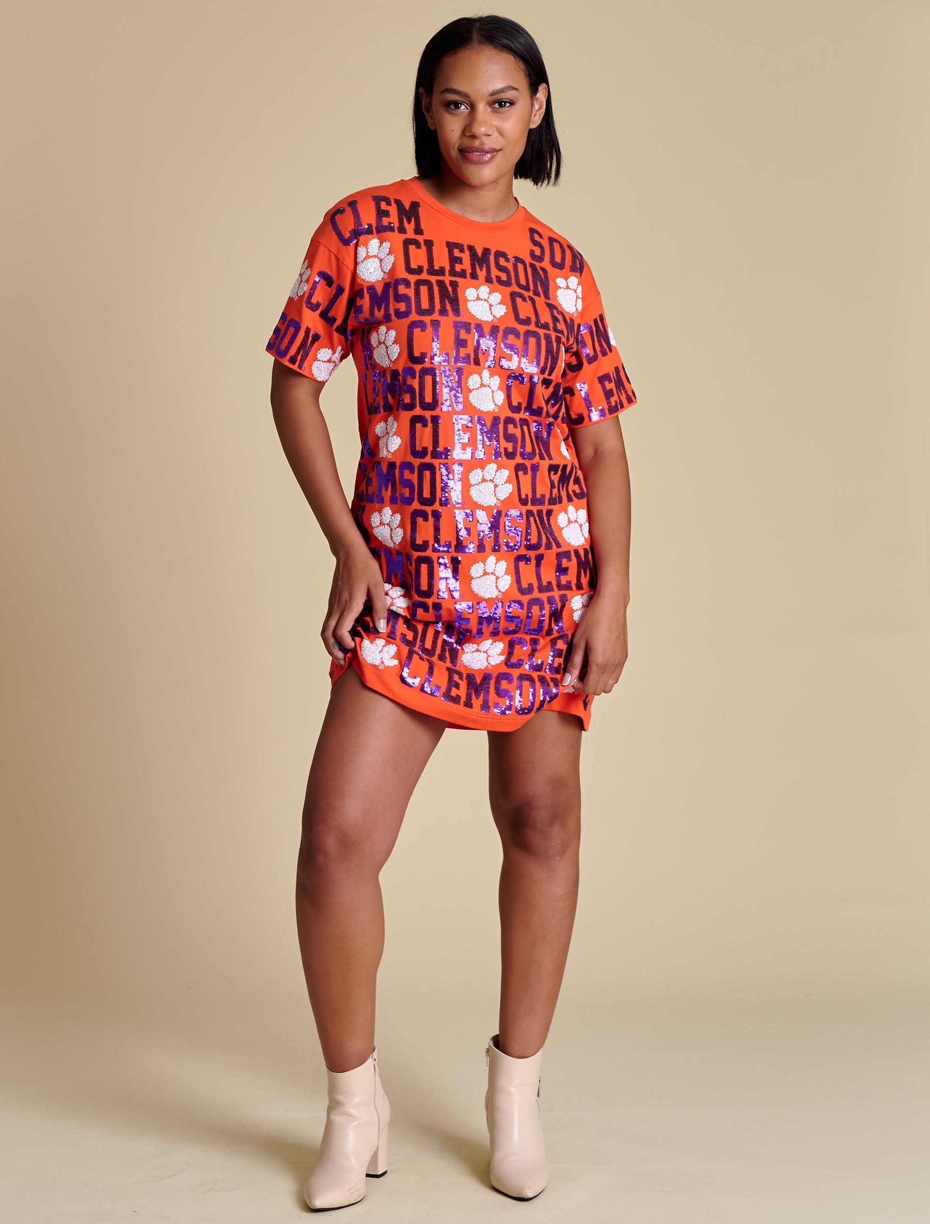 Game Day Sequin Repeat T-Shirt Dress XL Game Day Sequin Repeat T-Shirt Dress XL