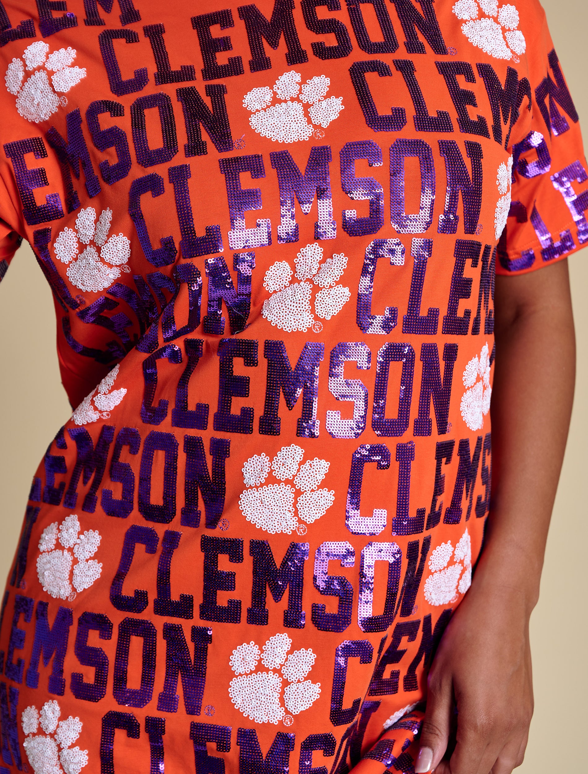 Game Day Sequin Repeat T-Shirt Dress XL Game Day Sequin Repeat T-Shirt Dress XL