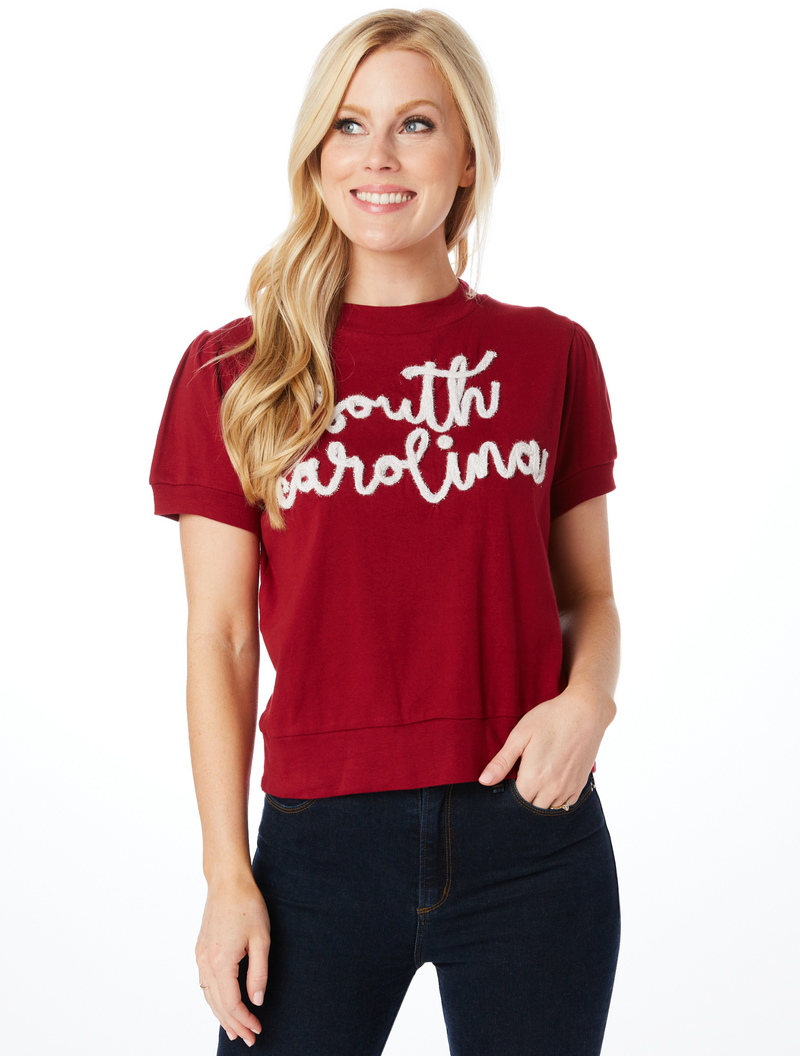 The South Carolina Glitter Script Shirt